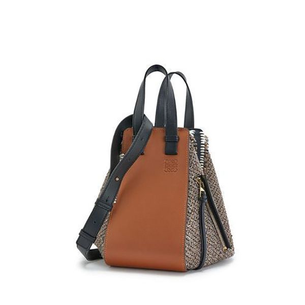 ロエベ ハンモック ツイード スモール バッグ 偽物309.62.S35